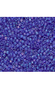 Miyuki delica Beads 11/0 - Matted transparent cobalt ab DB-864
